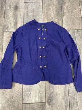 torrid Royal Purple Military-Style Button Jacket